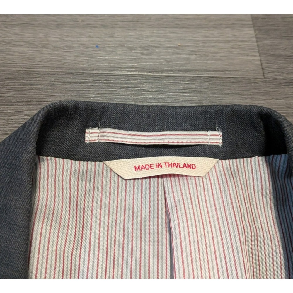 Brooks Brothers Men's‎ Gray 100% Wool Marzotto Fabric Sports Coat Size 42L - Picture 2 of 11